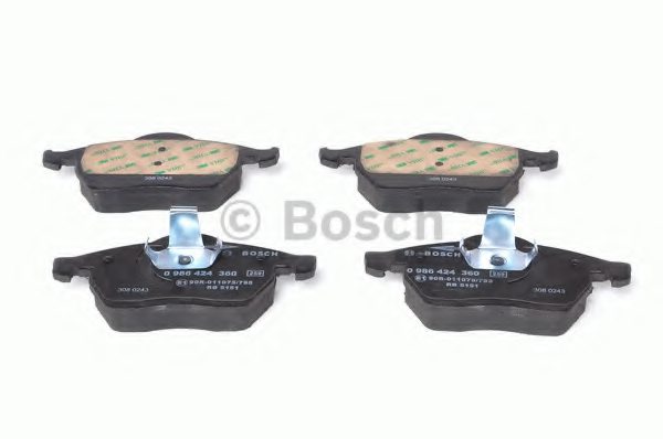 BOSCH 0 986 424 360 Brake Pad Set, disc brake